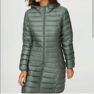 The little puff Tna long jacket - green
